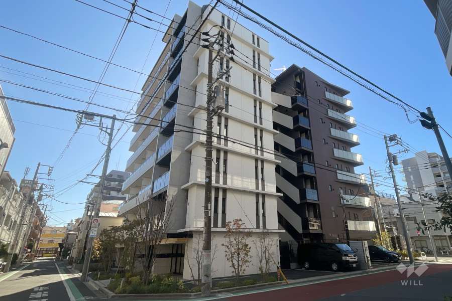 ピアース東京尾久の外観（北東側から）