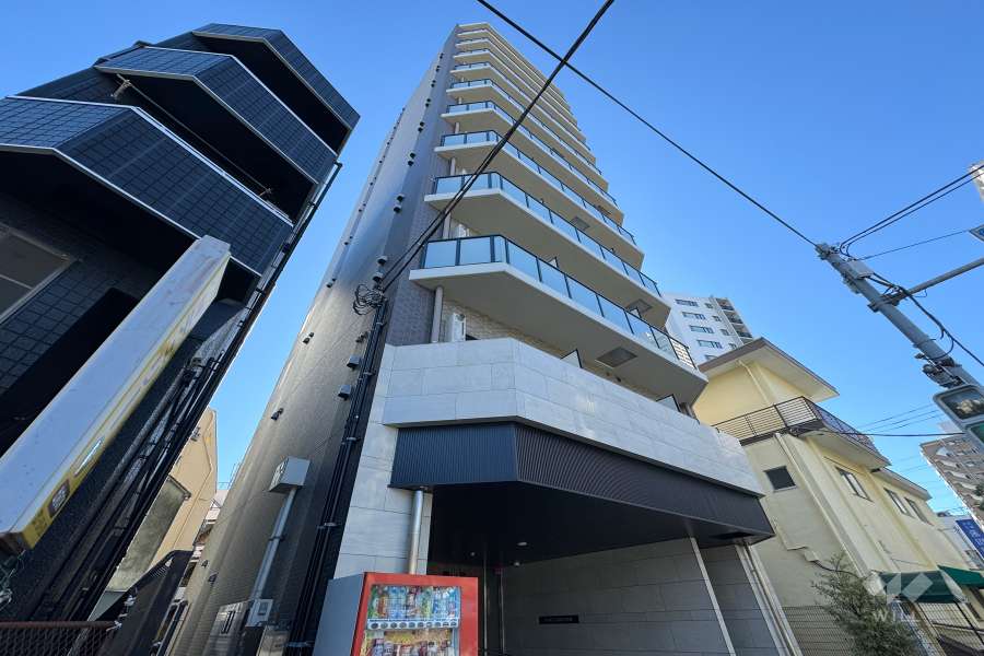 ジーベック日暮里２の外観（北側から）