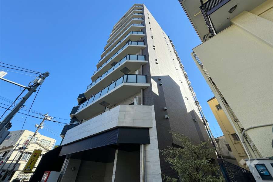 ジーベック日暮里２の外観（西側から）