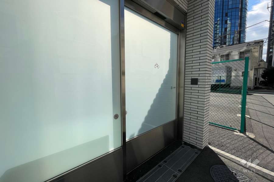 駐輪場の出入り口