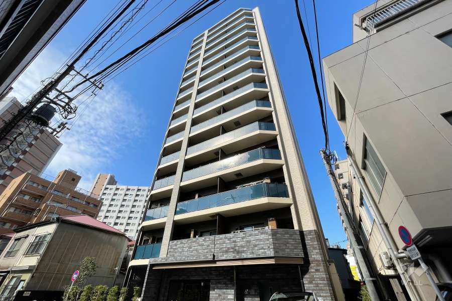 リビオレゾン三ノ輪ステーションプレミアの外観（東側から）