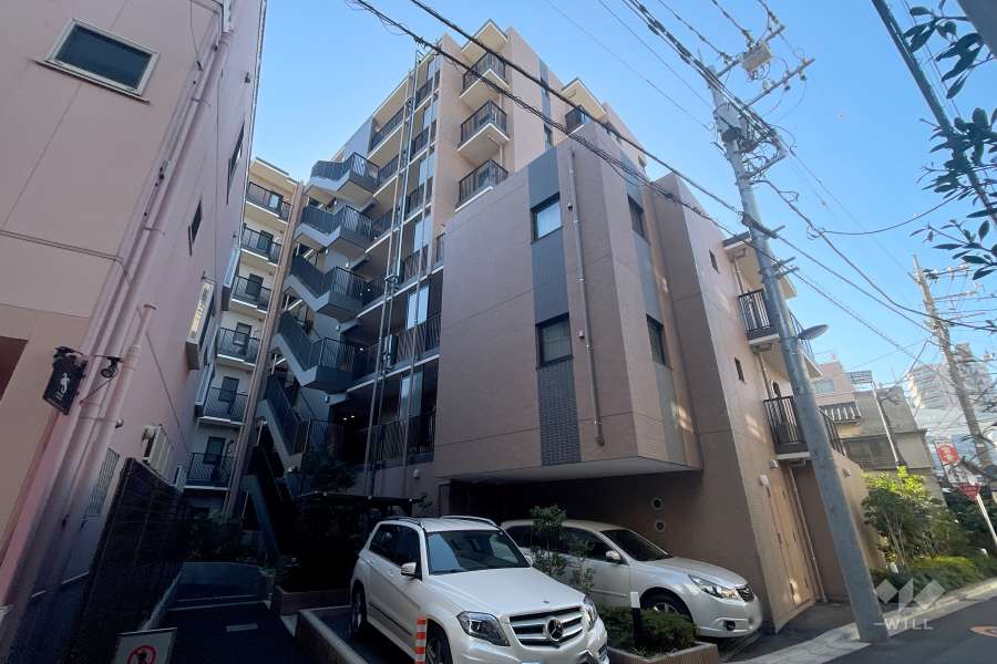 プレシス田端エアマークスの外観（北東側から）