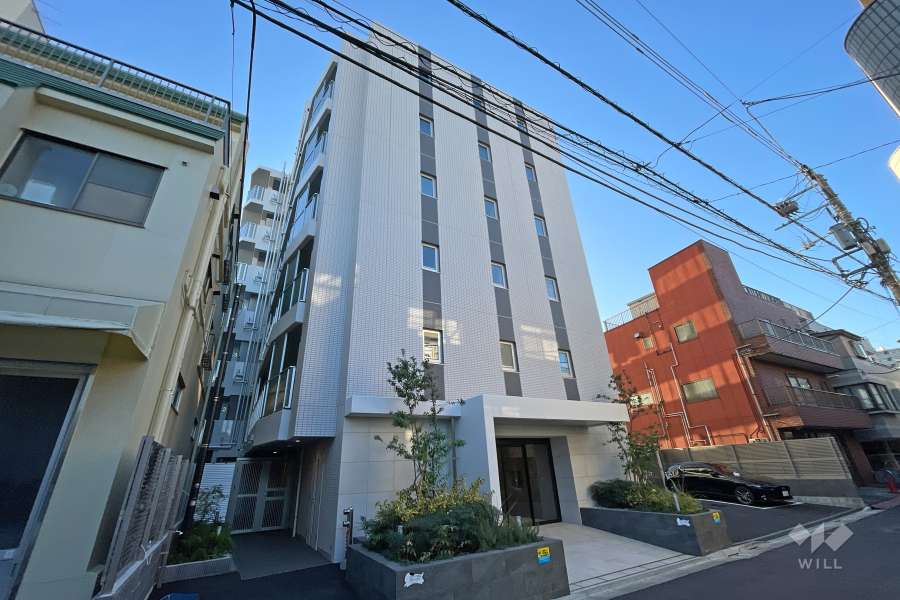 パレステージ西日暮里2の外観（北東側から）