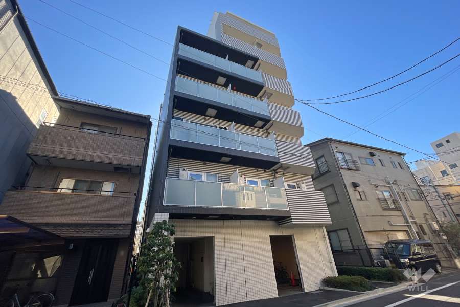 メインステージ東日暮里2の外観（北東側から）