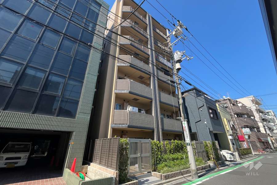 オープンレジデンシア町屋の外観(南西側から)