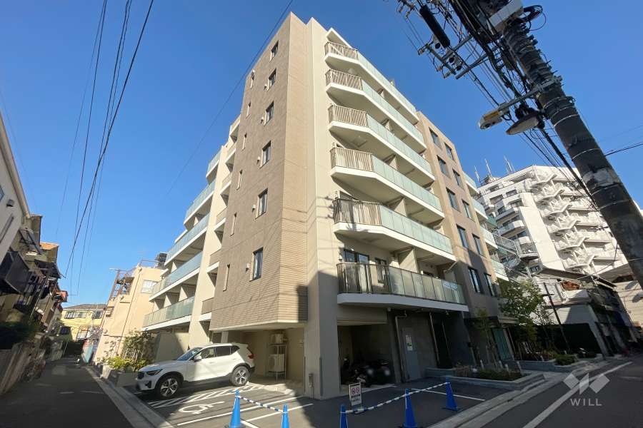 リビオレゾン町屋の外観（南東側から）