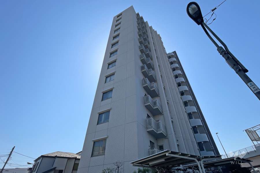 ザパームス竹ノ塚の外観（北側から）
