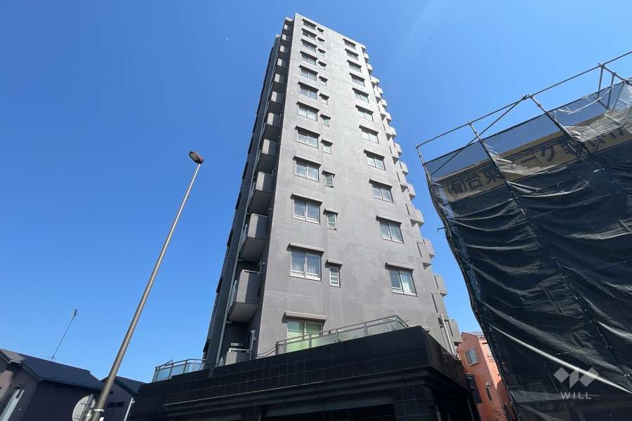 ザパームス竹ノ塚の外観（南西側から）