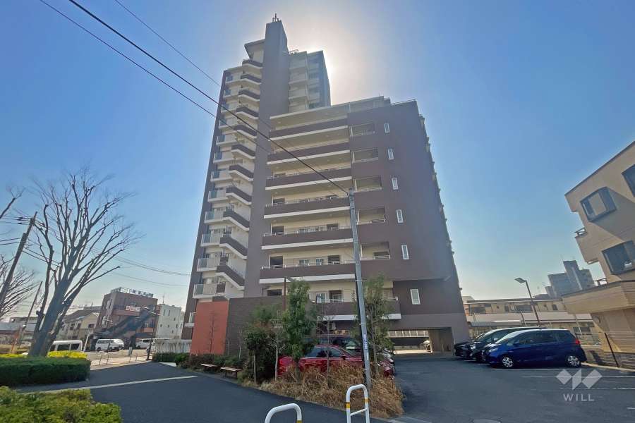 ダイアパレス竹ノ塚３の外観（北東側から）