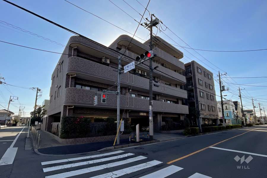 ライオンズヴィアーレ竹の塚第2の外観（北西側から）