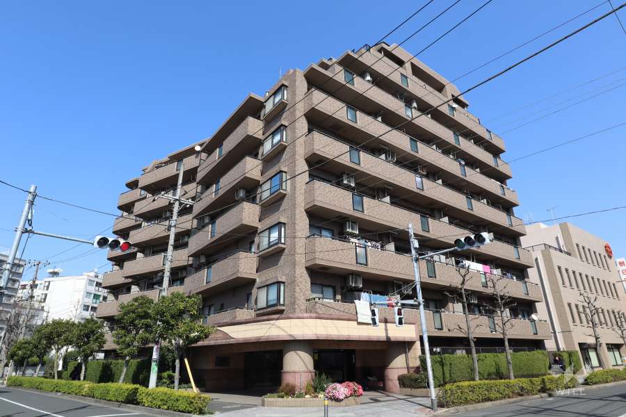 ライオンズシティ竹の塚の外観（南西側から）