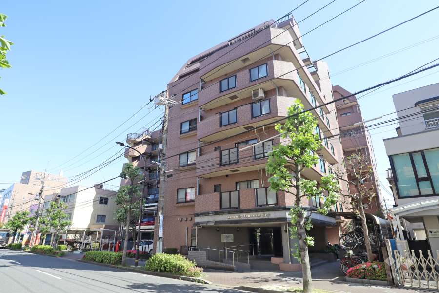ライオンズシティ竹の塚第2の外観(北西側から)