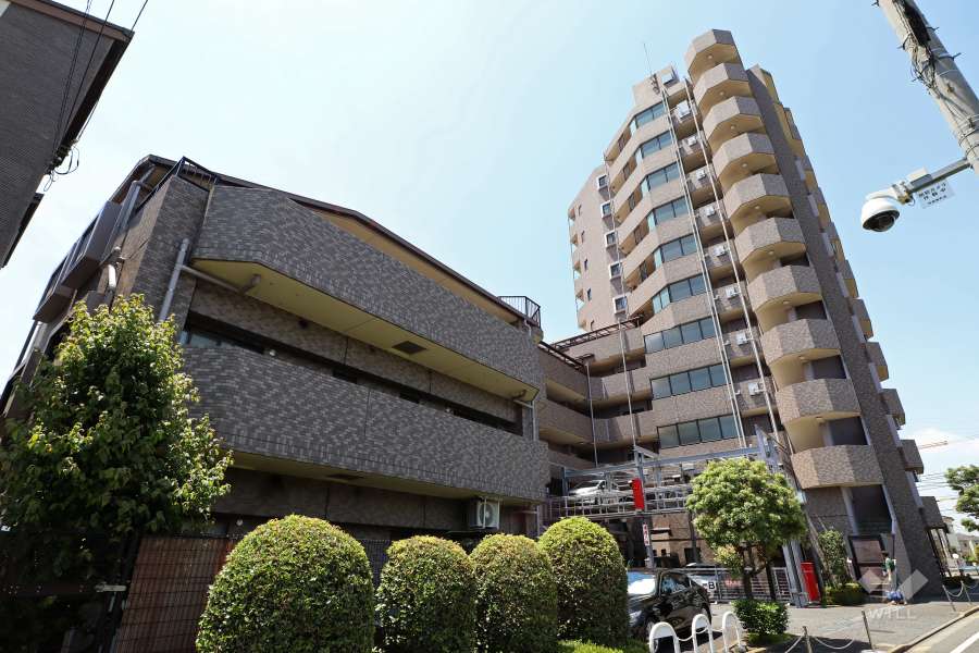 ライオンズマンション竹の塚の外観（北東側から）