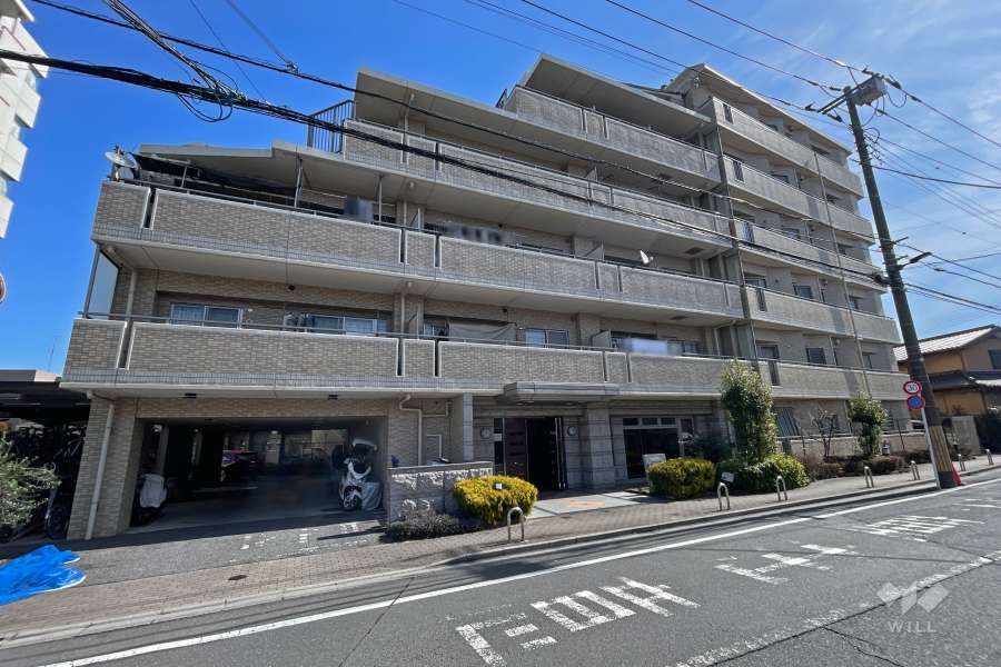 レーベンハイム竹ノ塚フィルモアの外観（北西側から）