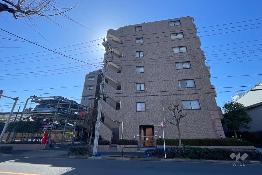 レクセルマンション竹ノ塚の外観（北側から）