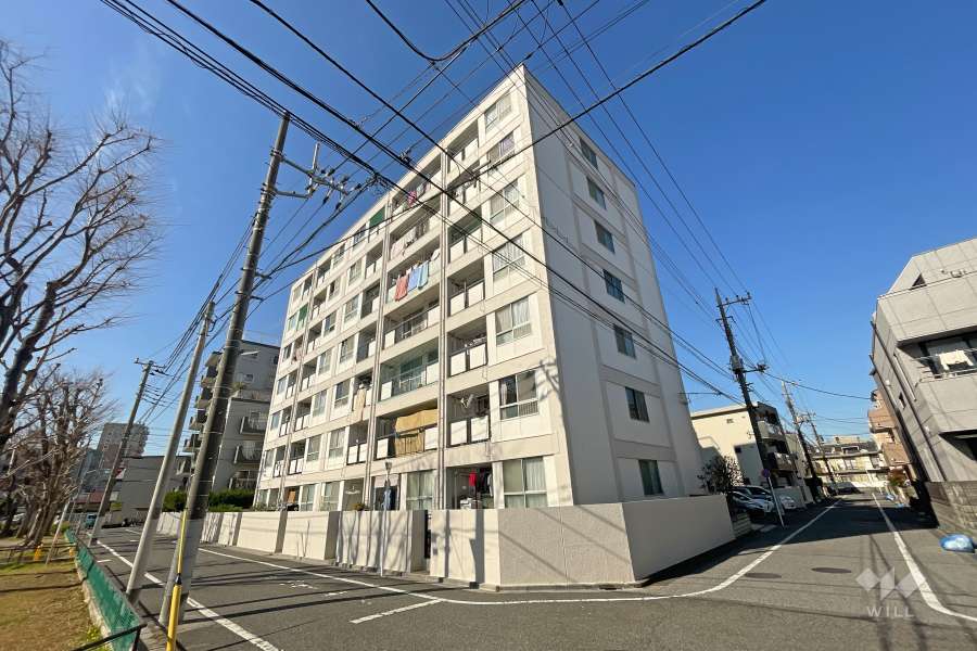 竹の塚コーポラスの外観（南東側から）