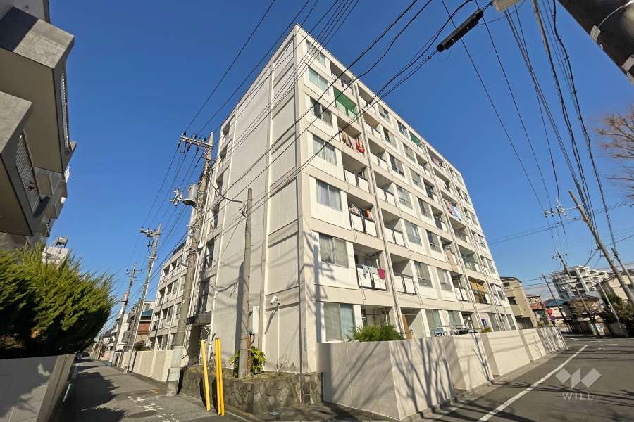 竹の塚コーポラスの外観（南西側から）