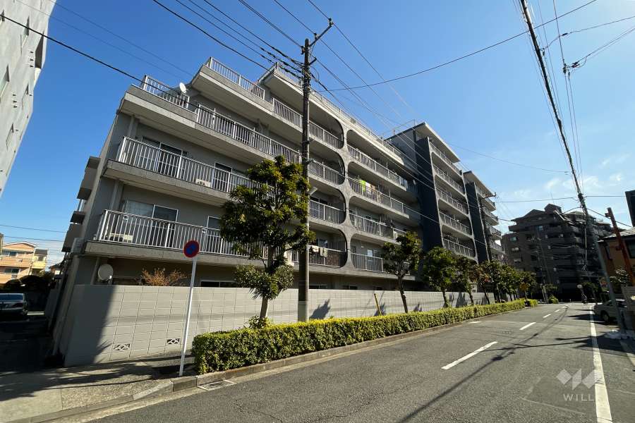 竹の塚ハイリビングの外観（北西側から）
