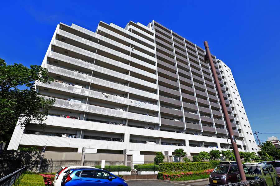 東京アクアガーデンの外観(北西側から)