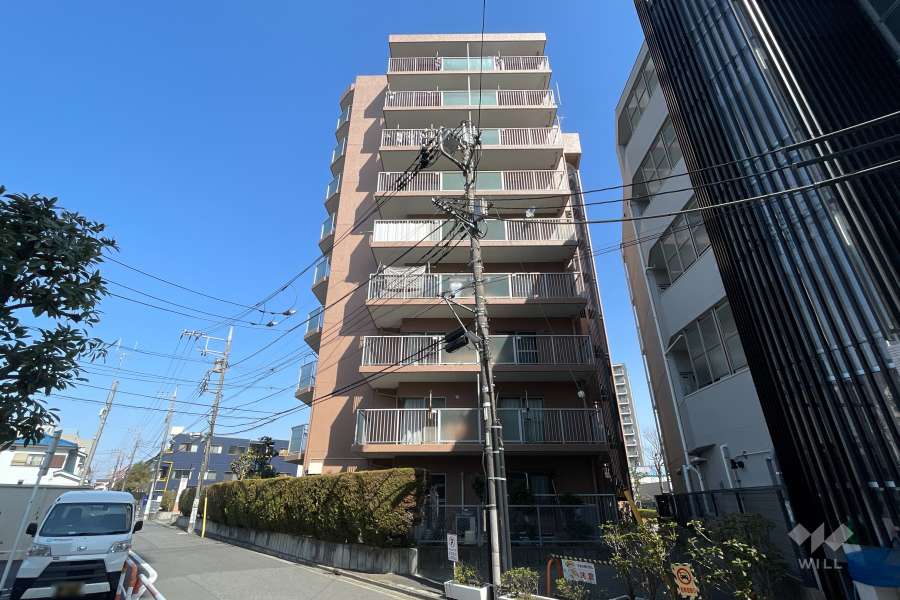 日商岩井西新井マンションの外観（南側から）