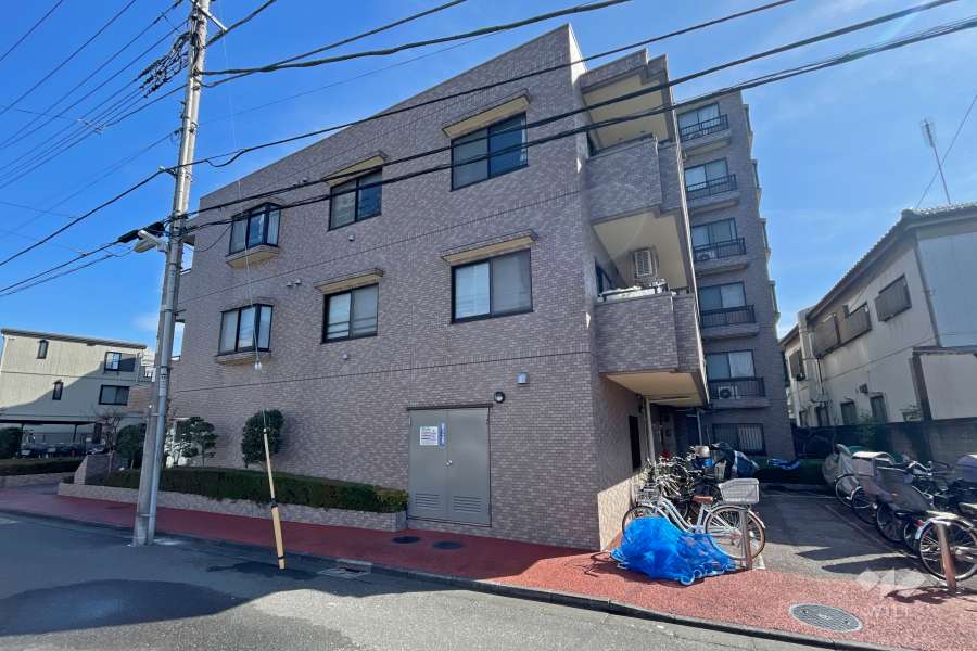 ライオンズマンション竹の塚第6の外観（北西側から）