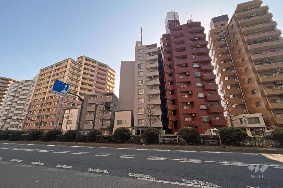 SSKグリーンパーク千住四丁目の外観（南西側から）