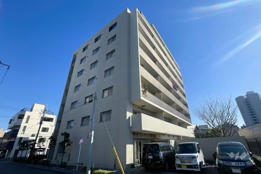 コスモプレイスグラシエの外観（北西側から）