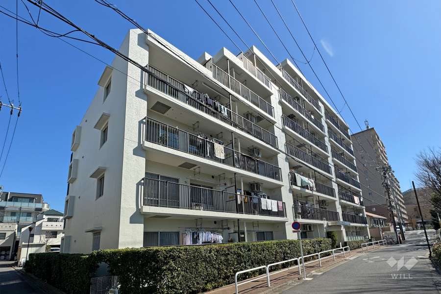 コスモ町屋の外観（南西側から）