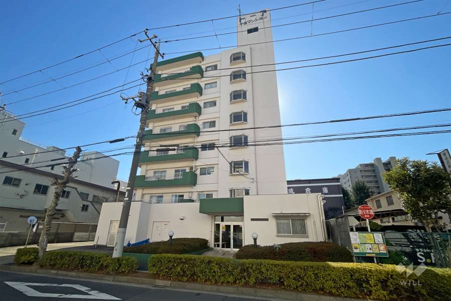 トーア千住マンションの外観（北西側から）