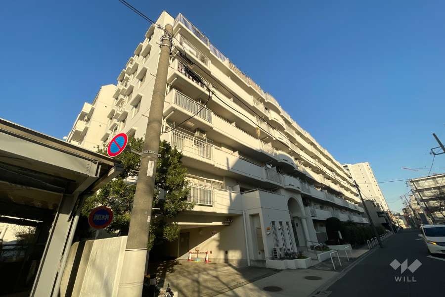 北千住公園パークホームズの外観（南西側から）