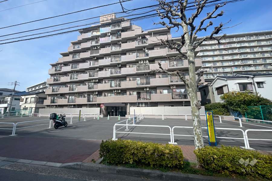 バームハイツ五反野の外観（南東側から）