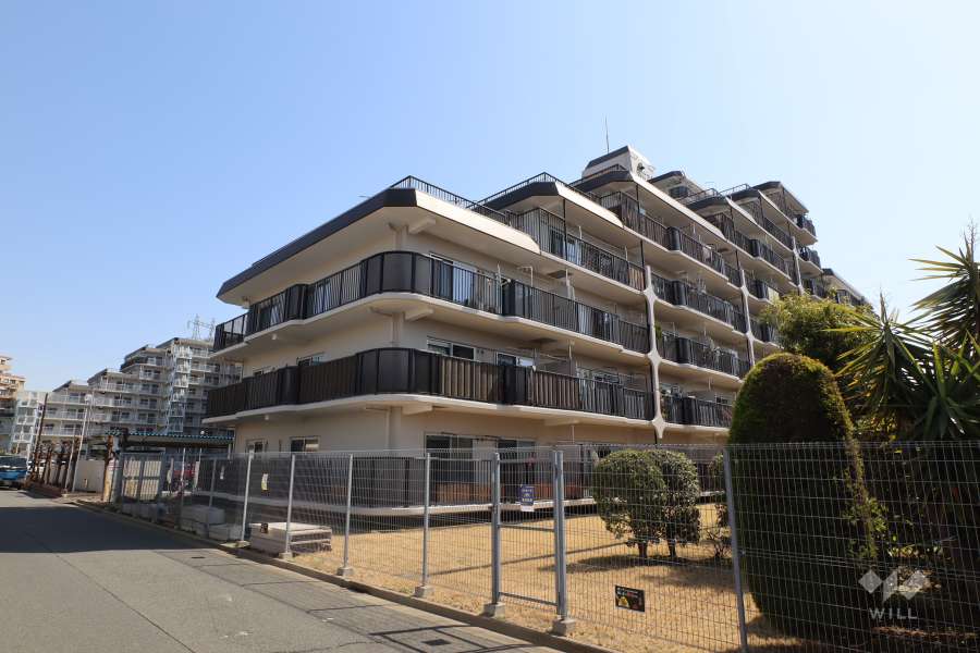 五反野第3スカイハイツの外観（北西側から）