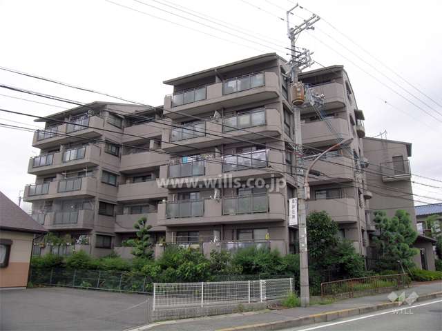 池田水月公園ハイツの外観（南東側から）