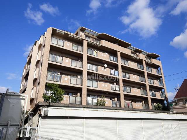 ユニハイム池田旭丘の外観（南西側から）