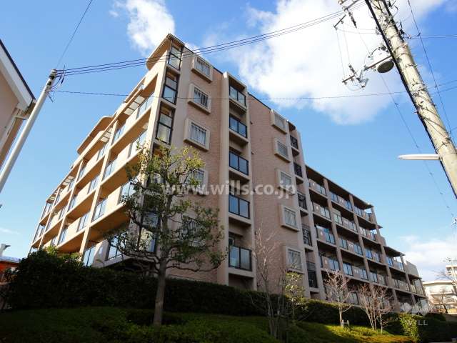 ユニハイム池田旭丘の外観（南東側から）