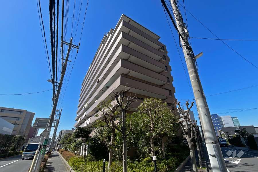 ファミール亀有壱番館の外観（南東側から）