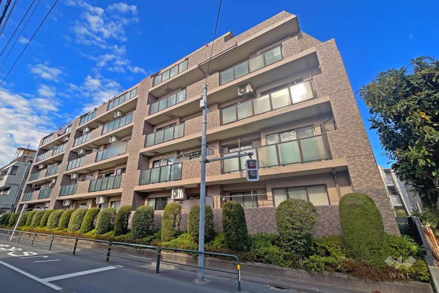 モリス東綾瀬公園の外観（東側から）