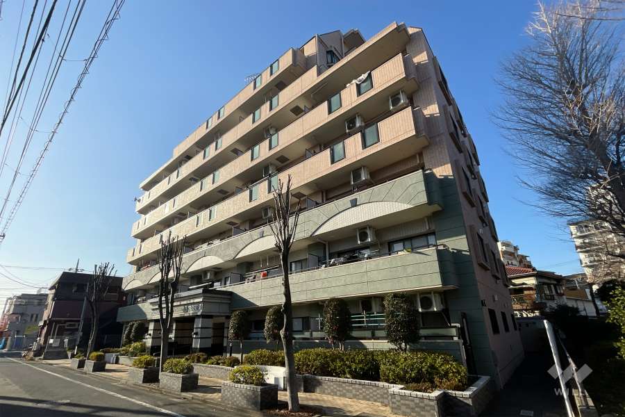 ライオンズガーデン綾瀬谷中公園の外観（南東側から）