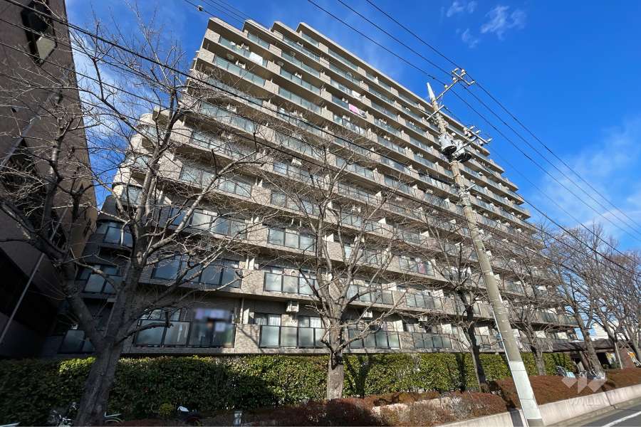 ライオンズステーションプラザ北綾瀬の外観（南西側から）