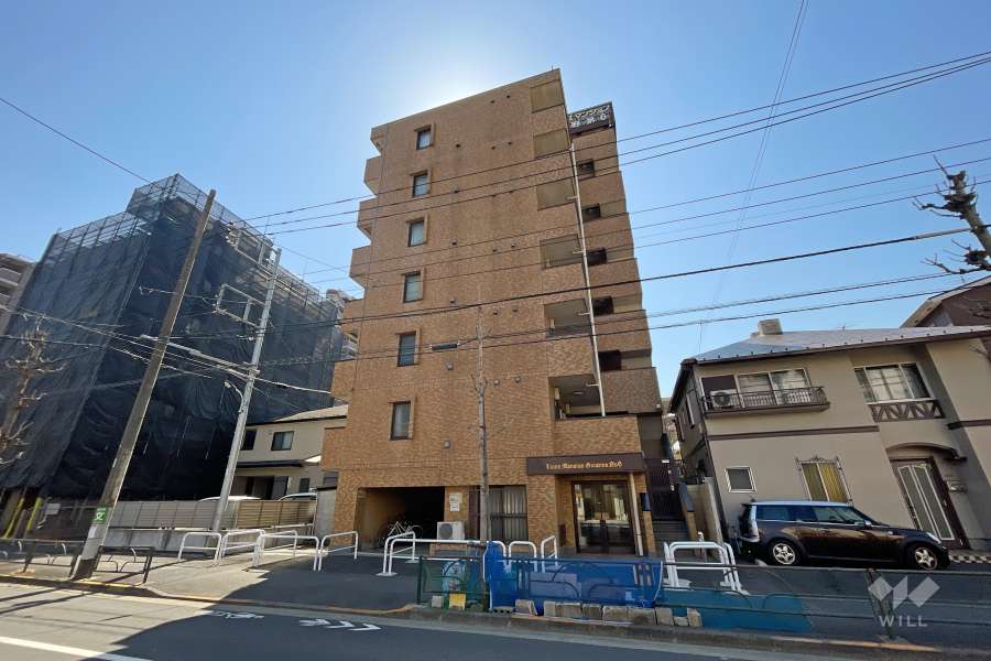ライオンズマンション五反野第6の外観（北西側から）