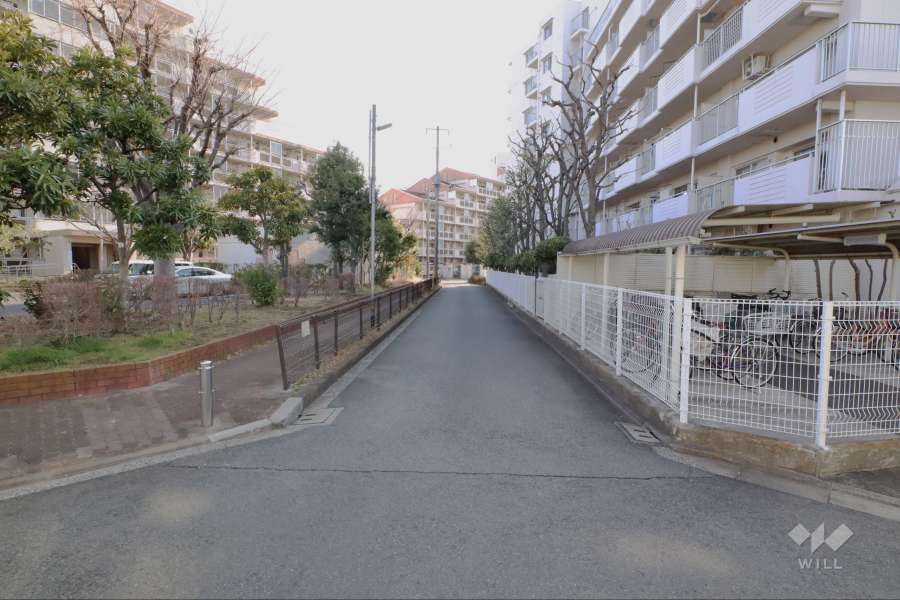 敷地東側の前面道理