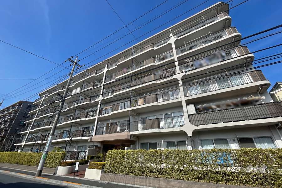 五反野第2スカイハイツの外観（南東側から）
