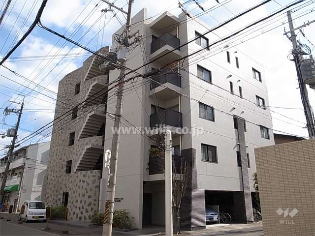 ベルデフラッツ池田満寿美町の外観（北西側から）