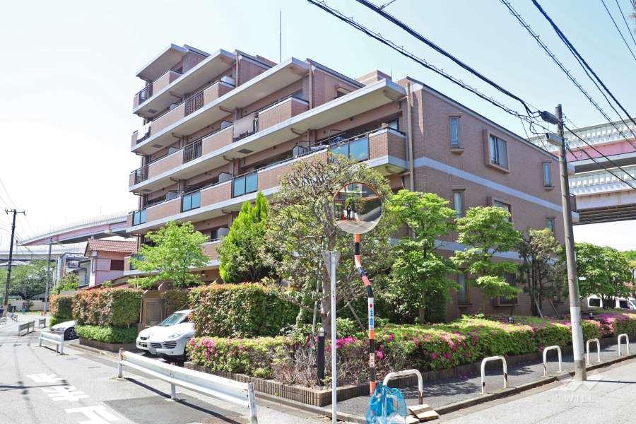 朝日クレスパリオ綾瀬の外観（北東側から）