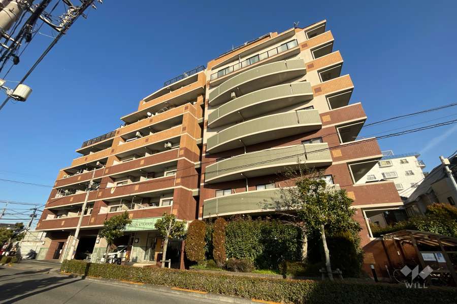 アルシオン北綾瀬の外観（南西側から）