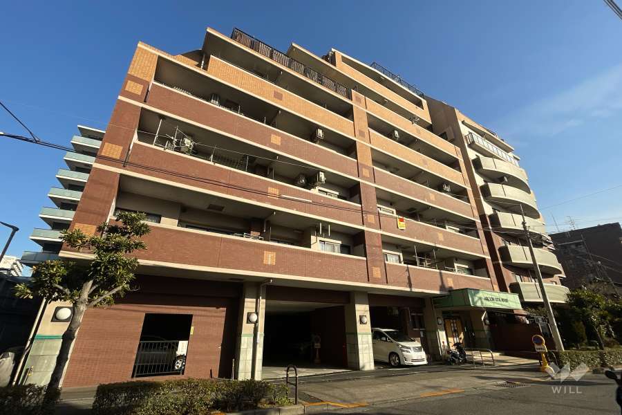 アルシオン北綾瀬の外観（北西側から）