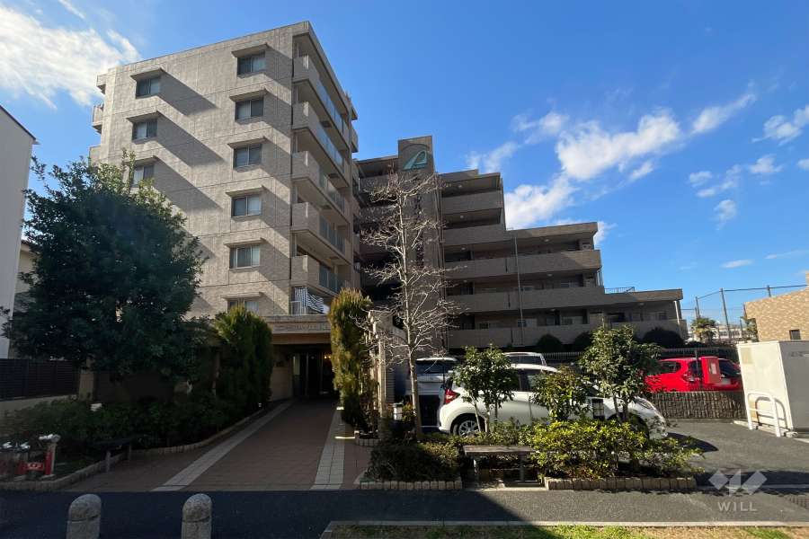 エンゼルハイム北綾瀬第2の外観（南東側から）