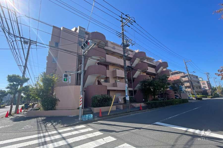 グリーンパーク北綾瀬3の外観（北東側から）