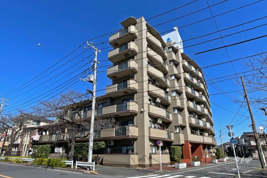 セザール第二北綾瀬の外観（南西側から）