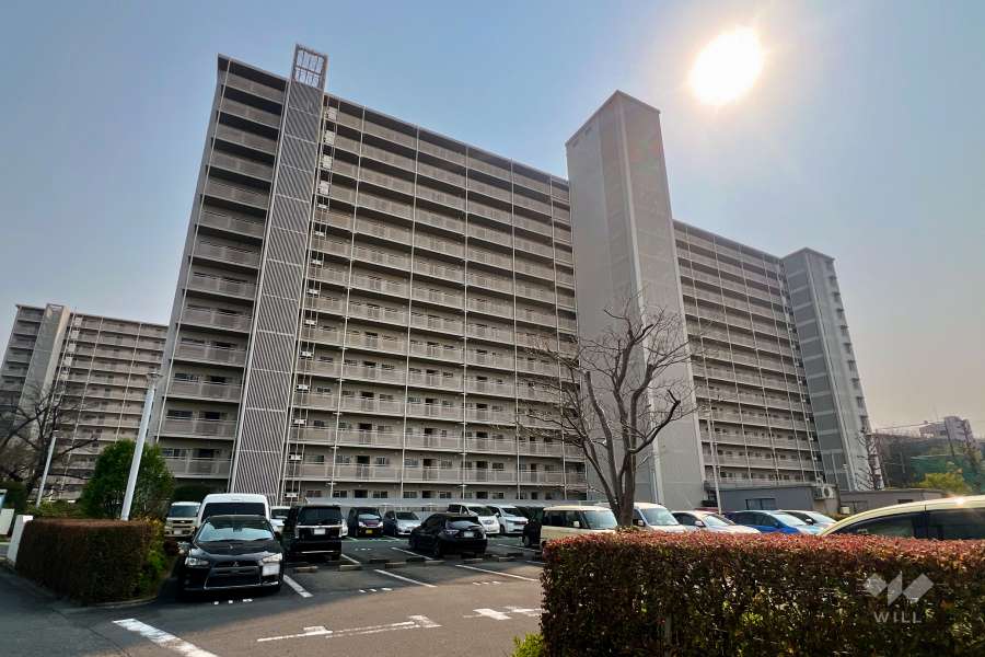 ボナハイツ中川の外観（北東側から）